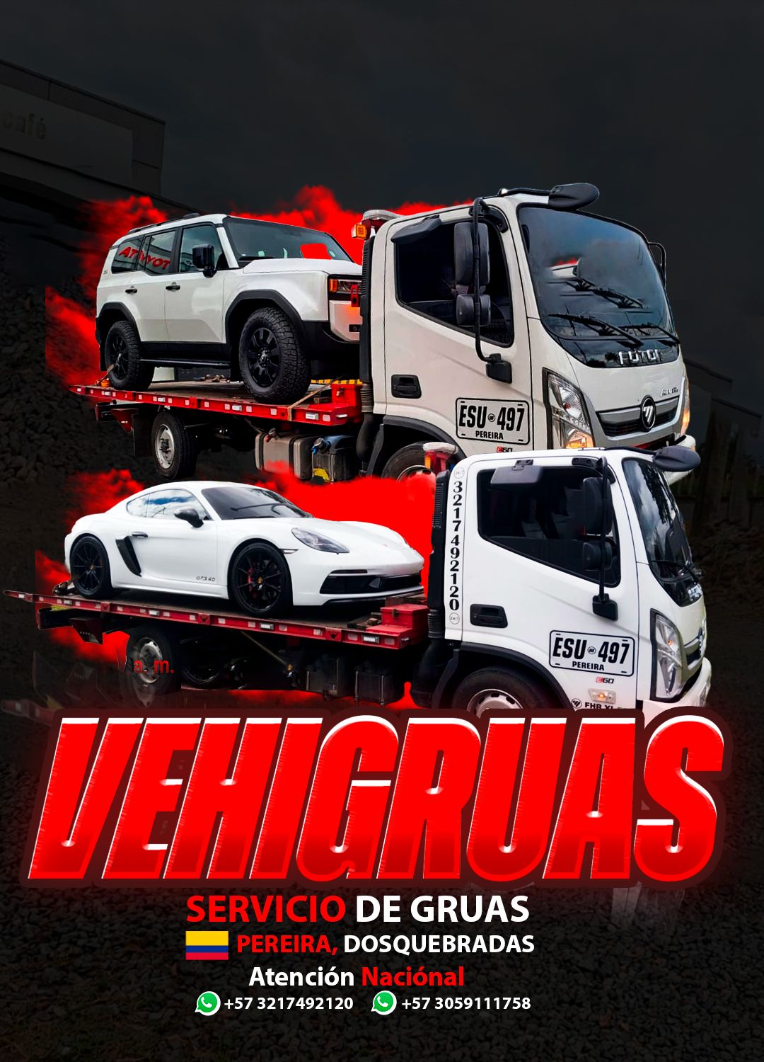 VehiGruas – Servicio de Grúas Pereira - Dosquebradas